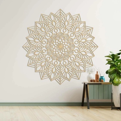SENTOP | Dřevěná mandala na zeď harmonická energie I SENTOP PR0319-A