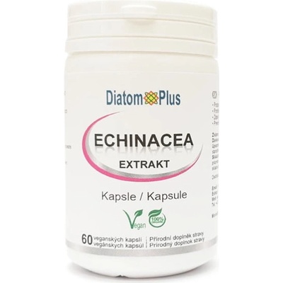 DiatomPlus Echinacea extrakt 4% v rastlinných kapsuliach 60 ks