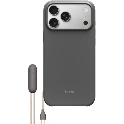 Apple Калъф Apple - Beats Kickstand, iPhone 17 Pro Max, MagSafe, Granite Gray (mgy94ll/a)