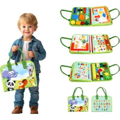 2Kids Toys Senzorická busy kniha Safari