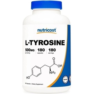 Nutricost L-Тирозин 500 mg 180 капсули | Nutricost (31885 (037201) NC)