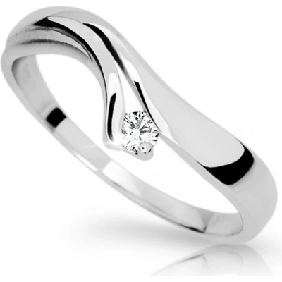Cutie Diamonds prsteň z bieleho zlata s diamantmi DZ6886 1853 10 X 2