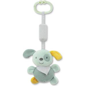 Lorelli Бебешка играчка със звънче Lorelli - Куче, зелена (10191350009)