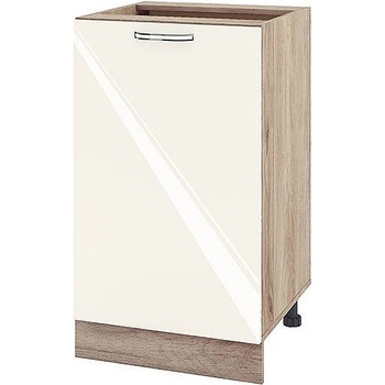 Image 1 of ИРИМ Долен кухненски шкаф Сити АРФ-Крийм гланц-11-43 50 см