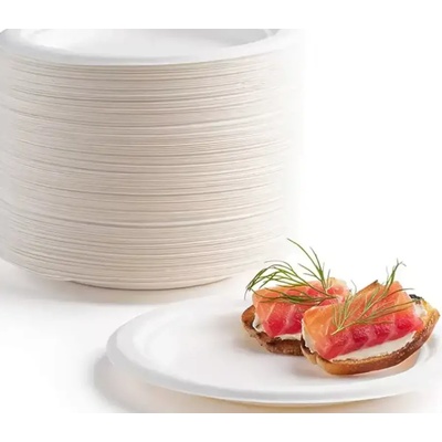 Еко чинии пулп Ф225мм 25БР (Р-407602)