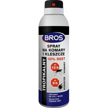 Bros spray proti komárom a kliešťom 50% DEET 180 ml