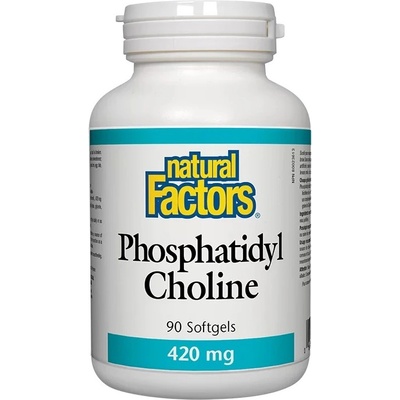 Natural Factors Phosphatidyl Choline, 420 mg, 90 капсули, Natural Factors