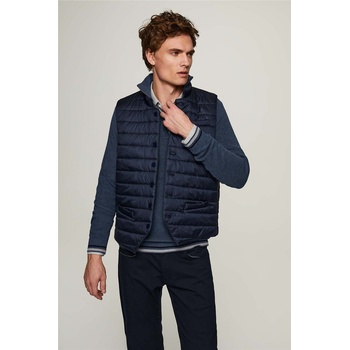 Centone Мъжки капитониран елек - Тъмносин #366059 (366059_Тъмно синьо)