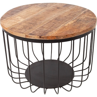 FurniGO Factory Loft 56 cm přírodní mango