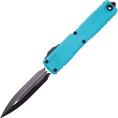 Microtech ULTRATECH GEN IV D/E BLACK STANDARD CYAN 11224-1CN