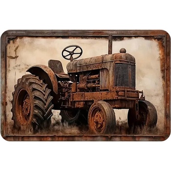 Ceduľa Traktor old