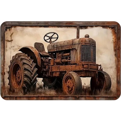 Ceduľa Traktor old