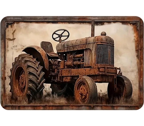 Ceduľa Traktor old