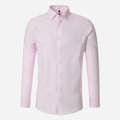 Venti Modern fit pánska košeľa ružová