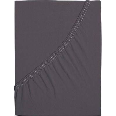 4Home jersey prostěradlo Ideál antracit 100x200