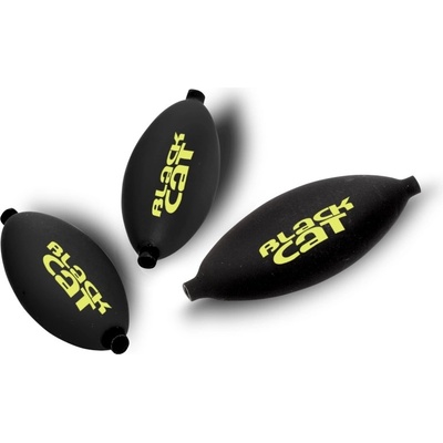 Black Cat Podvodný plavák Micro U Float čierny 1,5 g 3 ks