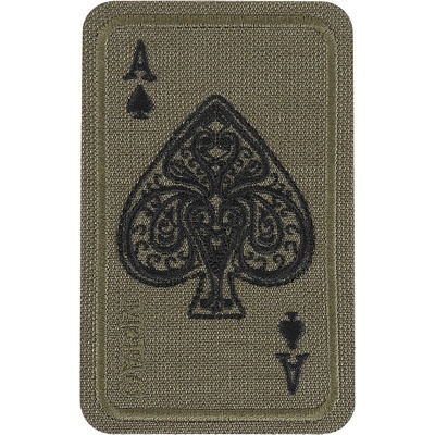 Nášivka M-Tac Ace Of Spades Embroidery - olivová