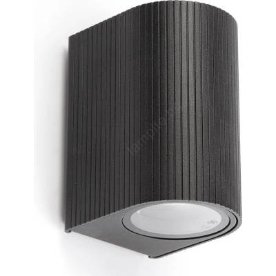 Faro Barcelona FARO 70322 - Външно стенно осветително тяло ESTELA 1xGU10/5W/230V IP65 черно (FA70322)