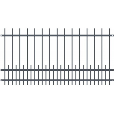 Kovové plotové pole PLP74 š. 2500 x v. 1000 mm