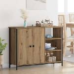vidaXL Служебен шкаф Дъб 100 x 33 x 75 см Инженерна дървесина (882826)