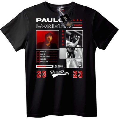 NOONEBRAND Тениска Paulo Londra 2025 23 HomeRun - 2XL, White