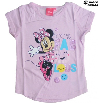 Setino dívčí tričko 201 Minnie sv. růžové