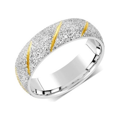 SILVEGO Snubní prsten pro muže i ženy z oceli RRC22799