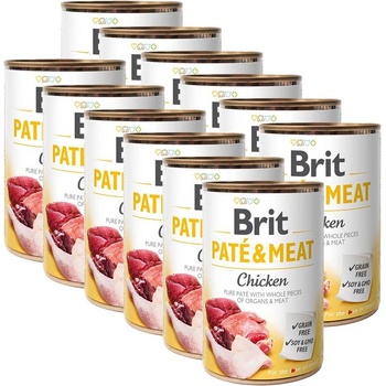 Brit Консерва Brit Paté & Meat Пиле 12 x 400 г