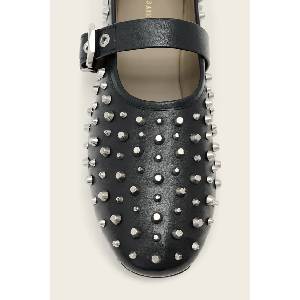 AllSaints Кожени балеринки Sabine Stud Shoe (W088FE)