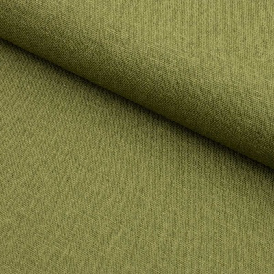 Len s viskózou a elastanom - Zelená khaki