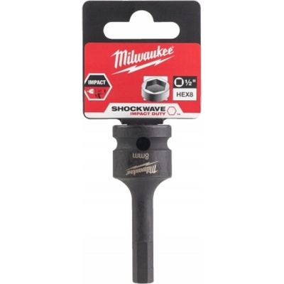 MILWAUKEE Nástrčný kľúč 1/2" - Hex 8 SHOCKWAVE vnútorný