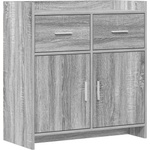 vidaXL Служебен шкаф Сив Сонома 75 x 36 x 80 см Инженерна дървесина (8011120)