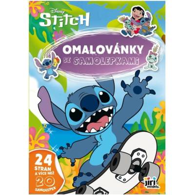 Jiri Models Lilo & Stitch Omalovánky se samolepkami A4