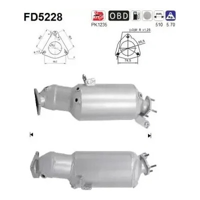 AS Filtr pevných částic ASA FD5228