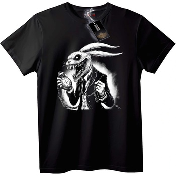 NOONEBRAND Тениска с плашещ бял заек - S, White