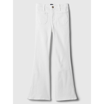 GAP Dětské džíny '70s Flare high rise Bílá – Zboží Dáma