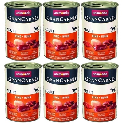 Animonda GranCarno Original Adult hovězí a Chicken 6 x 400 g