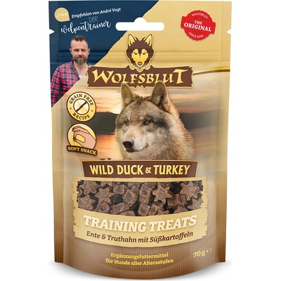 Wolfsblut Dog Training Treats Wild Duck&Turkey 70 g