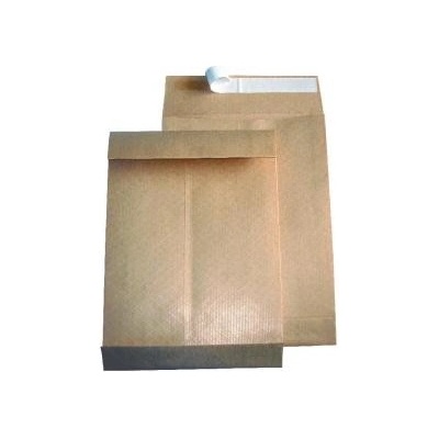 Taška B4 s X dnom a textilnou výstužou 100g, 250 x 353 mm hnedá