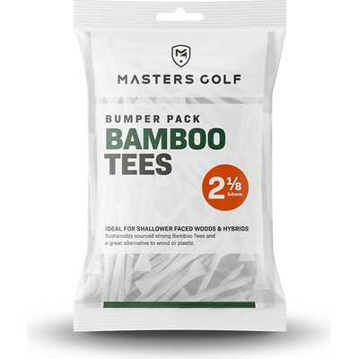 Masters Golf Bamboo Tees 2 1/8 Bumpa Bag 130ks biela