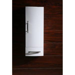 InterCeramic Pvc Колона за баня icp 134 - бяла стенна колона с врата и чекмедже (icp 134)