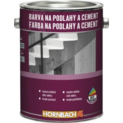 Hornbach Farba na podlahy a cement 0,75 l antracitová sivá