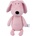 Balibazoo Мека играчка за гушкане Bali Bazoo - Dog, 28 cm, розова (111056)
