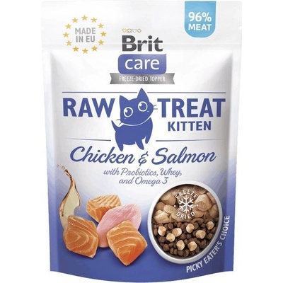 Brit Raw Treat Cat Kitten Chicken&Salmon 40 g