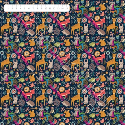 Potahová látka lesní zvířátka by MIMI