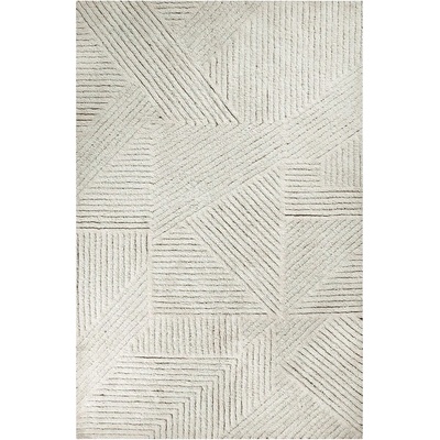 Lorena Canals Кремав ръчно изработен вълнен килим подходящ за пране 170x240 cm Almond Valley - Lorena Canals (WO-ALMOND-L)