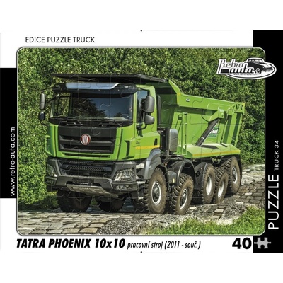 RETRO-AUTA TRUCK č.34 Tatra Phoenix 10x10 pracovný stroj 2011 súč. 1000 dielov