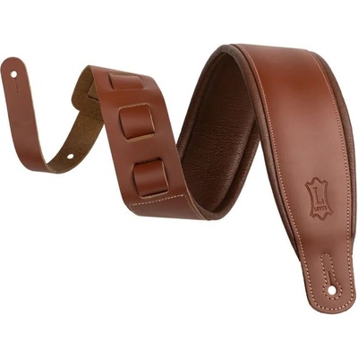 Levy's Amped Leather Walnut Каишка за китара (M26PD-WAL-BRN)