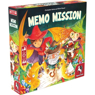 Pegasus Spiele Настолна игра Memo Mission - Семейна (66029G)