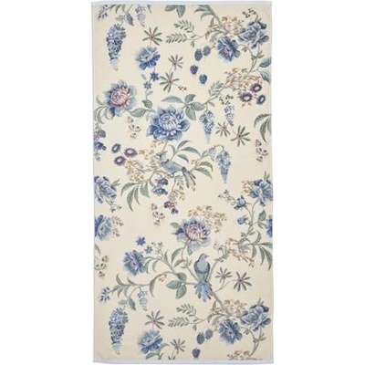 PIP Studio Osuška PIP Secret Garden bílá modrá 70 x 140 cm